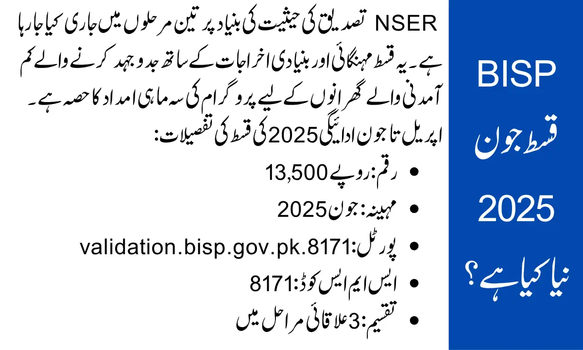 BISP Kafaalat Installment June 2025 What’s New