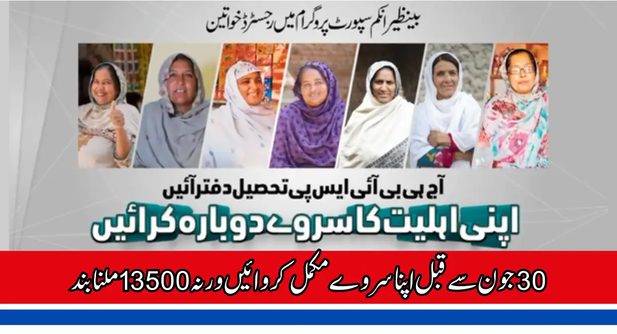 BISP NSER Dynamic Survey Registration and Payment Verification June 2025