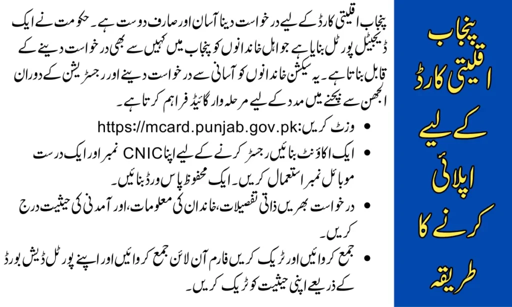 How to Apply for the Punjab Minority Card 2025