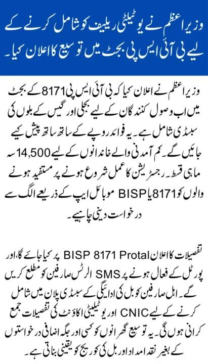 Check Eligibility for the New 14,500 BISP 8171 Installment