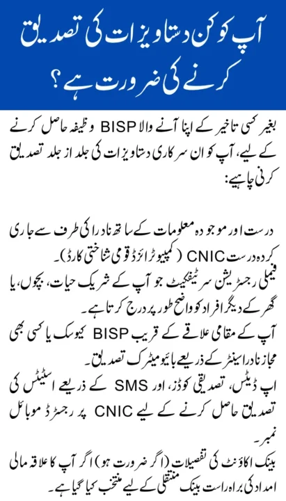 Which BISP Documents Do You Need to Verify