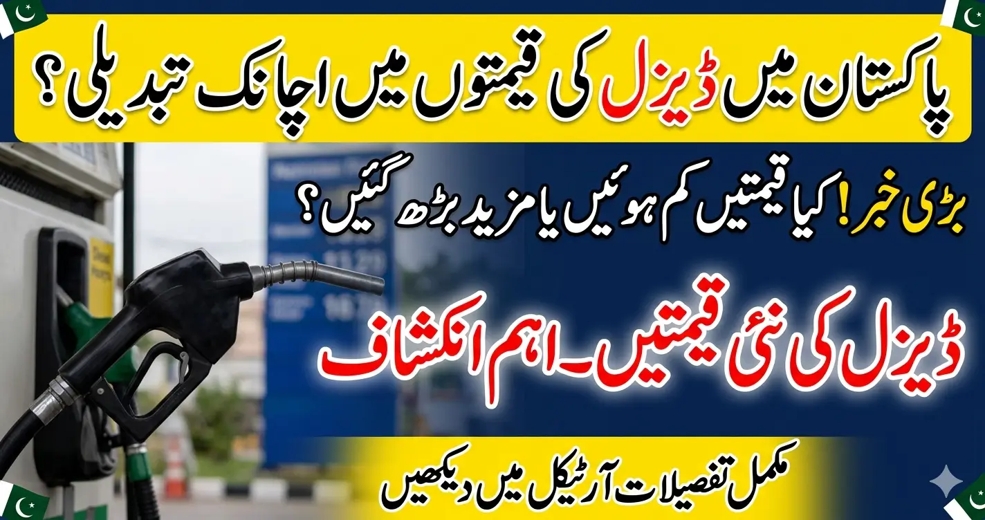 Diesel Price in Pakistan 2026 Latest Trends and Future Projections
